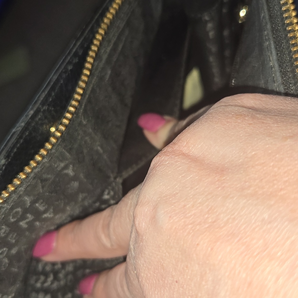 Kate Spade Black Satchel with Pebbled Leather and Gold Hardware - Picture 13 of 17